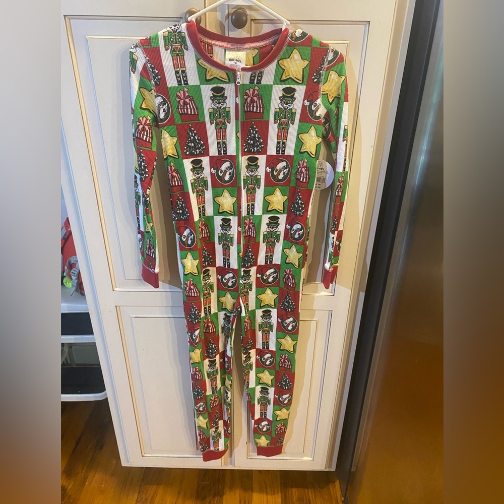 Holiday Nutcracker Kids Footie Pajamas